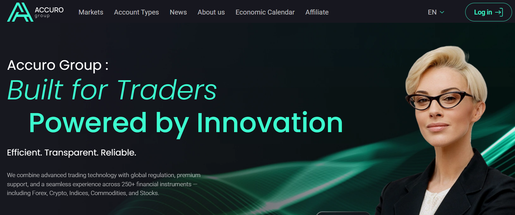 Official website of the broker platform