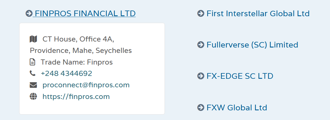 Verification of the broker’s regulatory status in Seychelles.
