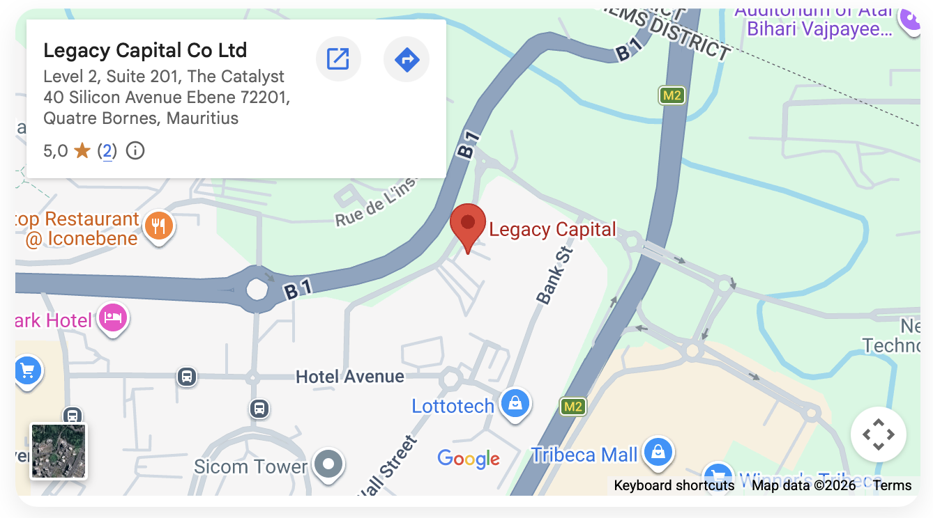 The intermediary lacks any genuine physical offices or corporate subsidiaries.