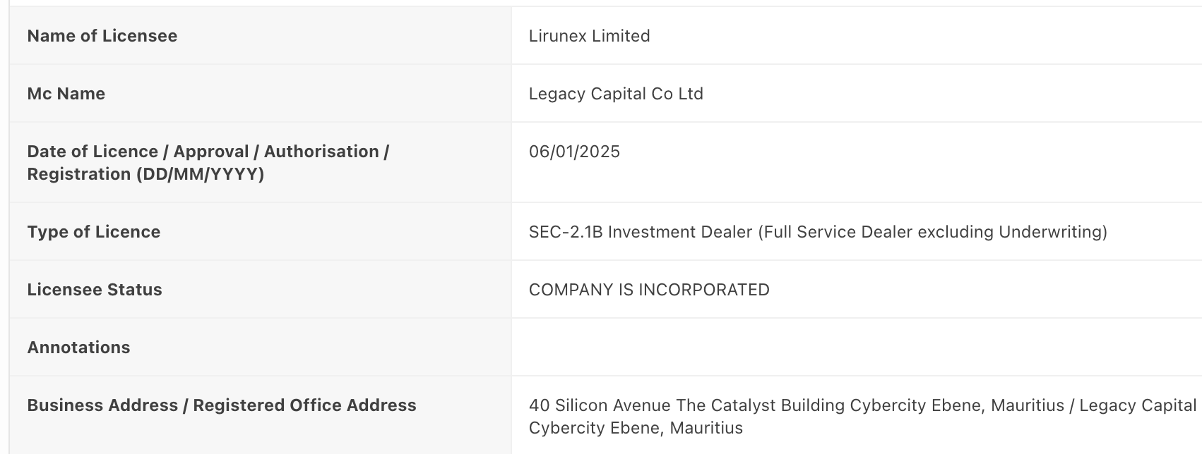 The project remains subject to a strictly offshore regulatory framework.